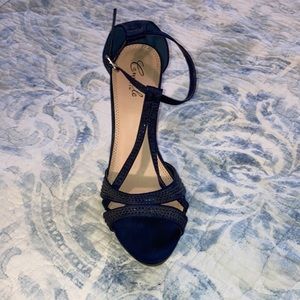 Camille la vie blue heels
